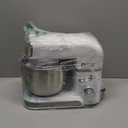 Kitchen in the box Stand Mixer,3.2Qt Mini Electric Food Mixer,6 Speeds Portable Lightweight Kitchen Mixer for Daily Use with Egg Whisk, Dough Hook,Flat Beater (White)