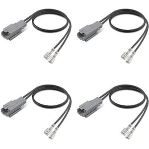 3 Pcs Professional 72-5603 Speaker Harness,Thicker Longer Speaker Wire Harness Replacement Connector Adapter Plug,Car Front and Rear Door Audio Cable for Ford Bronco Maverick