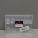 UNA GELLA Almond Nail Tips 216pcs Medium Almond Press on Nails Pre-shape Gel Fake Nails for Full Cover Acrylic French False Nails For Nail Extension, DIY Salon 12 Sizes Gelly Tips