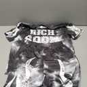 WDIRARA Boy's Letter Graphic 2 Piece Outfits Short Sleeve Tie Dye Shorts Set Tracksuit, 12Y