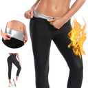 Nano Hertz Sauna Sweat Shapewear Shorts Leggings Pants Workout Weight Loss Lower Body Shaper Sweatsuit Exercise Fitness Women S