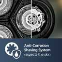 Philips Norelco Shaver 2400 Series, Wet and Dry Electric Shaver, Pop-up Trimmer, P-Cap, Deep Black, Model X3001/90