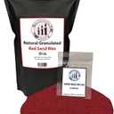 Sand Wax Natural Granulated 30 OZ'S for Candle Making Produced in The USA Ready to Pour Wicks Included (Red)