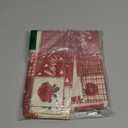 Artoid Mode Buffalo Plaid Love Hearts Valentine Placemats Set of 4, 12x18 Inch Anniversary Wedding Table Mats for Party Kitchen Dining Decoration