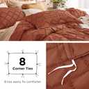Bedsure Boho Duvet Cover King Size - Terracotta Breathable & Soft Boho Bedding, Machine Washable Comforter Cover for All Seasons, Includes 1 Duvet Cover 104"x90" with 2 Pillow Shams & Zipper Closure