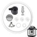 10Pcs Replacement Parts for Instant Pot IP-DUO50 IP-DUO60 Duo/Duo Plus 5&6QT Quart, Upgrade Steam Release Valve Lid Replacement for Instapot, Pressure Valve Float & Sealing Ring for Instant Pot