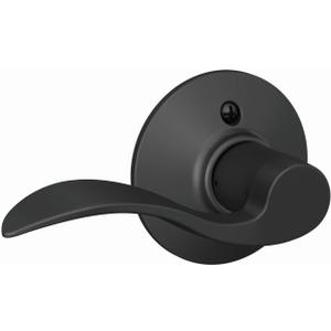 Schlage F170 ACC 622 LH Left Handed Accent Door Lever, One Sided Non-Turning Dummy Door Handle, Matte Black