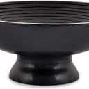 NIRMAN FRUIT BOWL Mango Wood for Fruits or Salads,Serving Dish Looks Absolute Beautiful With Your Kitchen (12" x 12" x 5")