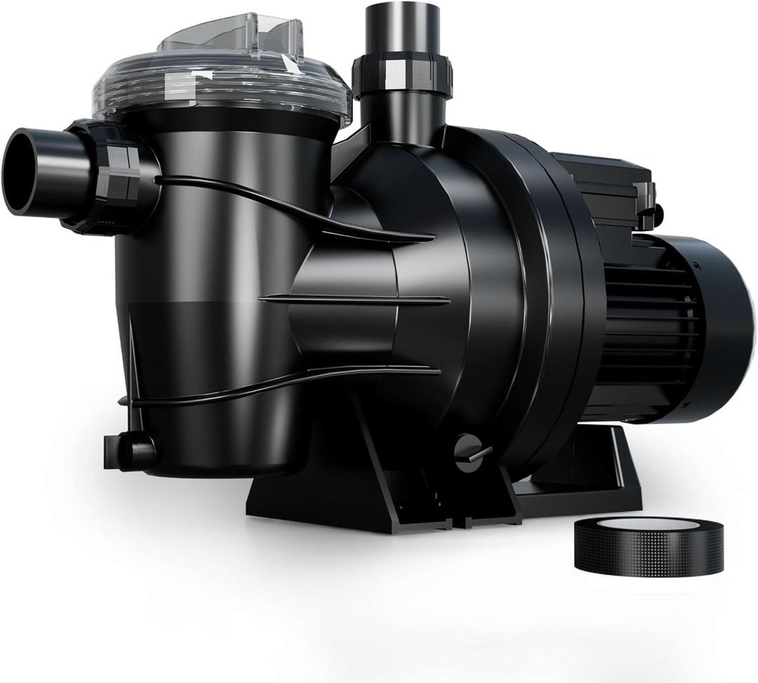 FOTING In/Above Ground Pool Pump, Self Primming (Single Speed, 1HP, 4500GPH, 115V)