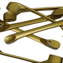  6 Pack Brushed Gold Kitchen Cabinet Handles Cabinet Pulls Kitchen Cabinet Hardware for Cupboard Drawer Pulls 