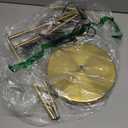 BoostArea Industrial Gold Standing Lamp, 63 Inch, E26 Socket, On/Off Footswitch, ETL Listed, Modern for Bedroom, Living Room, Minimalist, Vintage, Mid-Century, Boho, Metal