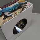 REPTI ZOO Upgrade Reptile Light Fixture with Dimming,8.5 inch Deep Dome Lamp Fixture for Reptile Tank Terrarium, Reptile Heat Lamp Fixture for UVB UVA Bulb Basking Heat Bulb