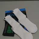 LUX Anti Slip Soccer Knee Socks,Non Slip Football/Basketball/Hockey Sports Grip Socks White
