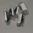 ELEGRP 3 Way Decorative Light Switch, 15Amp, 120-277 Volt, AC Decorator Rocker Paddle Wall Switch Replacement, Self-Grounding, Residential and Commercial Grade, UL Listed (5 Pack, Glossy White) (Without Wall Plate)