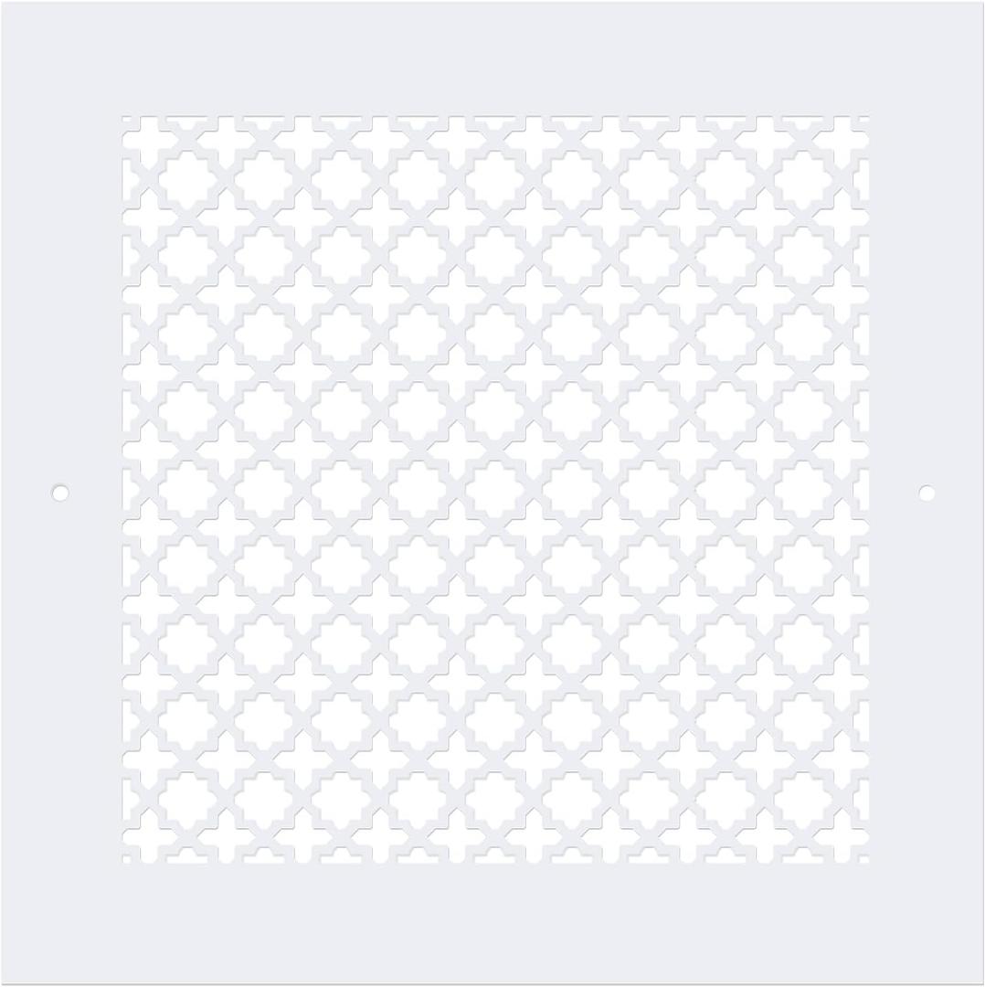 PATIKIL Air Vent Cover Grille for 15.5"x15.5" Duct Opening, Acrylic Glass Decorative Wall Ceiling Hole Cover Register with Screws for Home Ventilation Decor