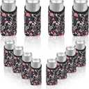 Beer Can Sleeves,8 Pcs Universal Slim Can Cooler Covers,Neoprene Can Sleeve Cover for 12 oz Slim Beer & Hard Soda Cans and Bottles,Beer Gifts Accessories for Christmas Parties