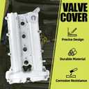 Engine Aluminum Valve Cover Compatible with GMC Terrain Chevrolet Captiva Malibu Impala Equinox Buick Lacrosse Regal Verano 2.4L L4 2010-2017 Replace 12610279