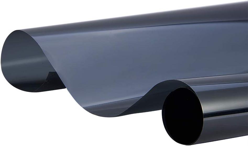 15% VLT 2MiL Black Car Window Film Windshield Solar Protection Film Window Tint 0.5Mx3M