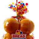 Kurt Adler Burger Bun Bag Ornament, 3.5"