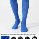 CS CELERSPORT 2/3 Pack Soccer Softball Baseball Socks for Youth Kids Adult Multi-Sport Compression Knee High Socks (Blue, L)