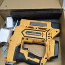 Cordless Brad Nailer Compatible with Dewalt Battery, 5/8 to 1-1/4 Inch 18 Gauge 2-in-1 Nail Gun with 2000 Nails for Wood Carpentry, Tool Only, Brushless, 2 Mode, 5.9LBS