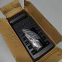ROBLOCK Heavy-Duty Rubber Wheel Chocks with Eyebolt for Cars, RVs, Trucks, Trailers, and Vehicles, 2 Pack Anti-Slip Design Chocks Black Wheel Wedge, (6.5" x 3.75" x 4"), 2 Pcs
