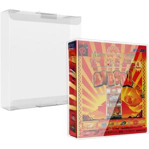 10 Pcs Clear Modern Game Cases for NEO GEO Cartridge, Scratch Resistant Plastic Case