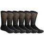 Diabetic Socks, Brown, 3 Pack 