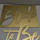 Wooden Bride To Be Sign with Gold Painted for Bachelorette Bridal Party Banner Bridal Shower Bride To Be DecorationsGold
