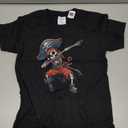 Dabbing Skeleton Pirate Kids T-Shirt, XS
