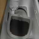 Stainless Steel Top Entry Litter Box with Dog-Proof, Hooded Stainless Steel Litter Box with Filter Lid & Scoop for Low Tracking, Enclosed Cat Litter Boxes for Anti-Leakage Metal Litter Pan
