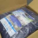 24FT Round Winter Pool Cover 500D Extra Thick Above Ground Pool Cover Above Ground Pool Protection with Winch and Cable Royal Blue