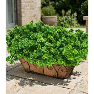 2 x Artificial Fake Outdoor Plants for Spring Summer Decoration, 12 Bundles Fake Plastic Roses UV Resistant Look Real Faux Plants for Planter Outside Front Door Porch Patio Balcony Garden Indoor Yard Urn