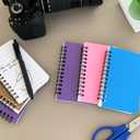 6 Pack Small Spiral Notebook Pocket Notebook 3x5 Spiral Notepads With Lined Pages, Small Top Spiral Notebook Little Mini Memo Steno Note Pads for Outdoor Home Office College School