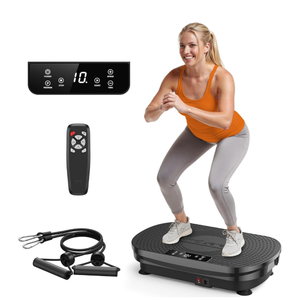 FEIERDUN Vibration Plate Exercise Machine, Vibration Plate for Lymphatic Drainage, Power Plate Vibration Platform for Weight Loss, Toning & Wellness