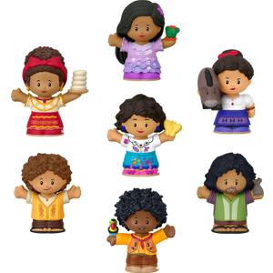 Fisher-Price Little People Toddler Toy Disney Encanto Figure Set, 7 Characters for Preschool Pretend Play Kids Ages 18+ Months (Amazon Exclusive) (Small)