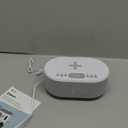 i box Dawn RadioFM , Bluetooth Wireless Speaker, Fast Charging, Clock Radio, LED Display, USB Charger, Dimmable Night Light, Alarm Clock Feature, Wireless Charger, Digital Clock, Dual Alarm (White)