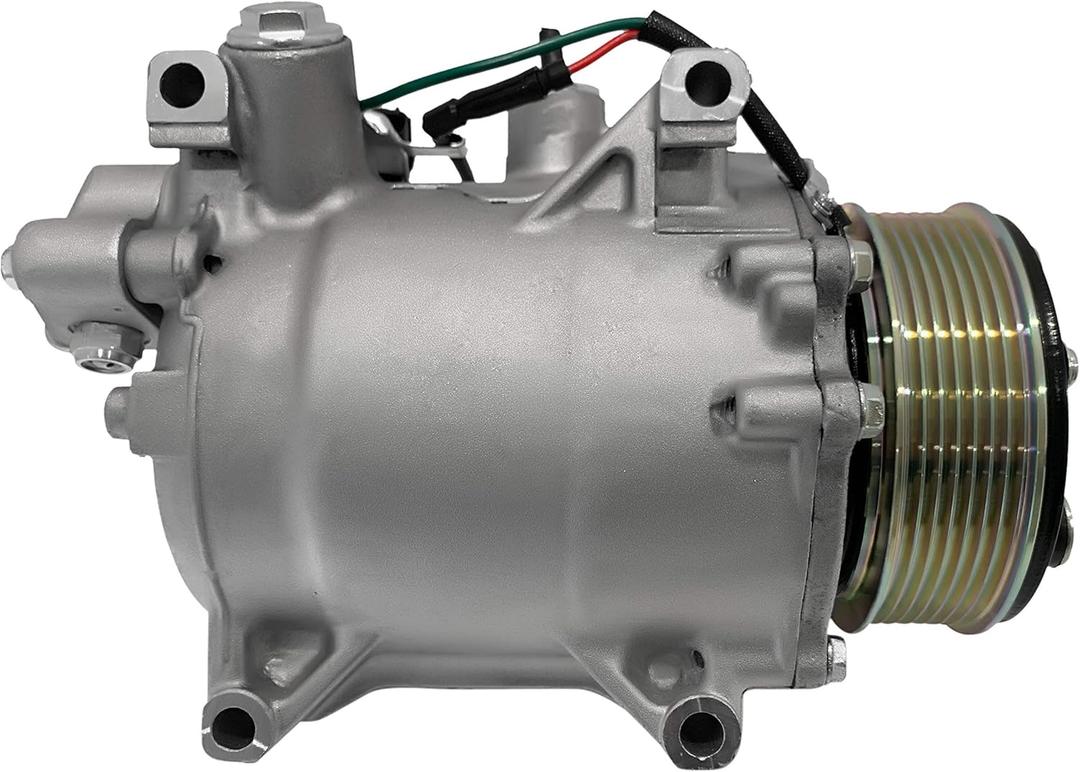 RYC New AC Compressor and A/C Clutch IH580-01 (Fits Honda CR-V 2.4L 2007, 2008, 2009, 2010, 2011, 2012, 2013, 2014; Fits Acura RDX 2.3L 2007, 2008, 2009, 2010, 2011, 2012)