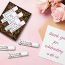 50 Pcs Pink Flowers Wedding Bridal Shower Gifts Bulk Floral Lip Balm Baby Shower Party Favors Thank You Appreciation Gifts for Women Tea Bachelorette Party