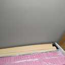 Garvee Twin Platform Bed Frame with Velvet Upholstered Headboard, Wooden Slats Support, Pink, No Box Spring Needed, Easy Assembly