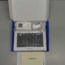 Newentor Weather Station Wireless Indoor Outdoor Thermometer, Color Display Digital Weather Thermometer with Atomic Clock, Barometric Pressure, Forecast Station with Adjustable Backlight, White, 2 Sensor