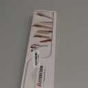 Astercook Knife Set, 13 Pieces Kitchen Knives Set with Healthy Anti-Rust Coating, Dishwasher Safe, Stainless Steel Chef Knife Sets with 6 Blade Guards, Perfect Holiday Gifts for Kitchen (Cream)