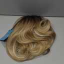 HAIRCUBE Long Blonde Wig with Bangs Layered Curly Wigs for Women Natural Synthetic Wigs for Daily Use (pelucas de cabello natural)