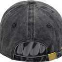 Papa Hats for Men, Adjustable Cotton Embroidered Dad Baseball Cap (Gray)