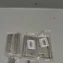 3 Pack 3" x 3-3/8" Self Closing Door Hinges, 201 Stainless Steel Spring Hinges, Automatic Closing Adjustable Tension Hinges