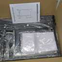 Laundry Hamper with Lid,Rolling Laundry Basket with Wheels,Metal Frame Sorter with Top Shelf and Removable Launddry Bags,Large Laundry organizer for Room, Bathroom, Bedroom (Black)