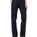 Dickies Women's Original 774 Low Rise Slim Fit Work Pants – Stretch Trousers for Office, Medical & Service Job (Black, 14 Regular)