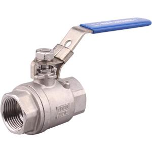 DERNORD Stainless Steel 304 Ball Valve, Full Port Heavy Duty for WOG with Locking Device (1 NPT)