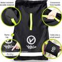 V VOLKGO Car Seat Travel Bag For Airplane with Padded Backpack Shoulder Straps, Gate Check Bag, Car Seat Bags for Air Travel Carseat Travel Cover, Carseat Travel Bag Cover for Airplane Travel