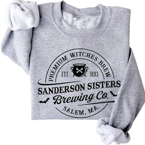 Witches Sweatshirt Halloween Sweater Salem Witch Sweatshirt For Women L
